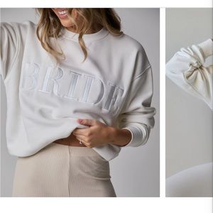 Six Stories Bride Statement Sweatshirt